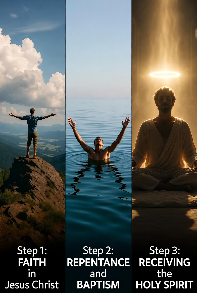 Three steps to salvation