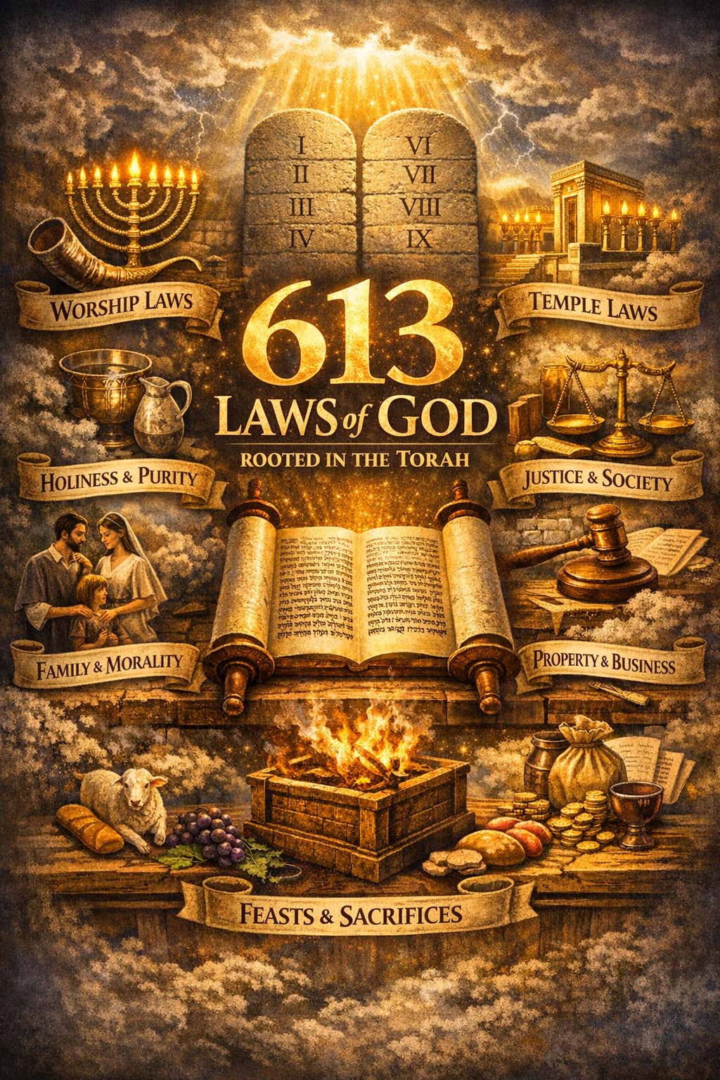 The Laws of God: Understanding the 613 Commandments